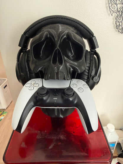 Skull Headset and Controller holder